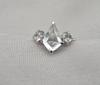 925 Sterling Silver Crystal Quartz Ring Natural Gemstone Kite Shape Handmade Jewelry