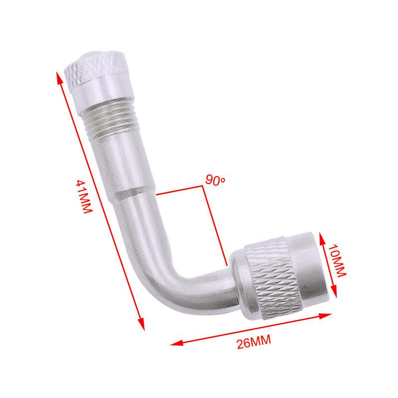 11/91/111 Degree Angle Brass Air Tyre Valve Extender for Auto Motorcycle Valve Adapter Tyre Inflatable Tube Extension Adapter
