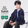 2026 Retro High Street Baseballjacke für Jungen mit Stickerei - Schwere Freizeit-Frühlings-/Herbst-Oberbekleidung