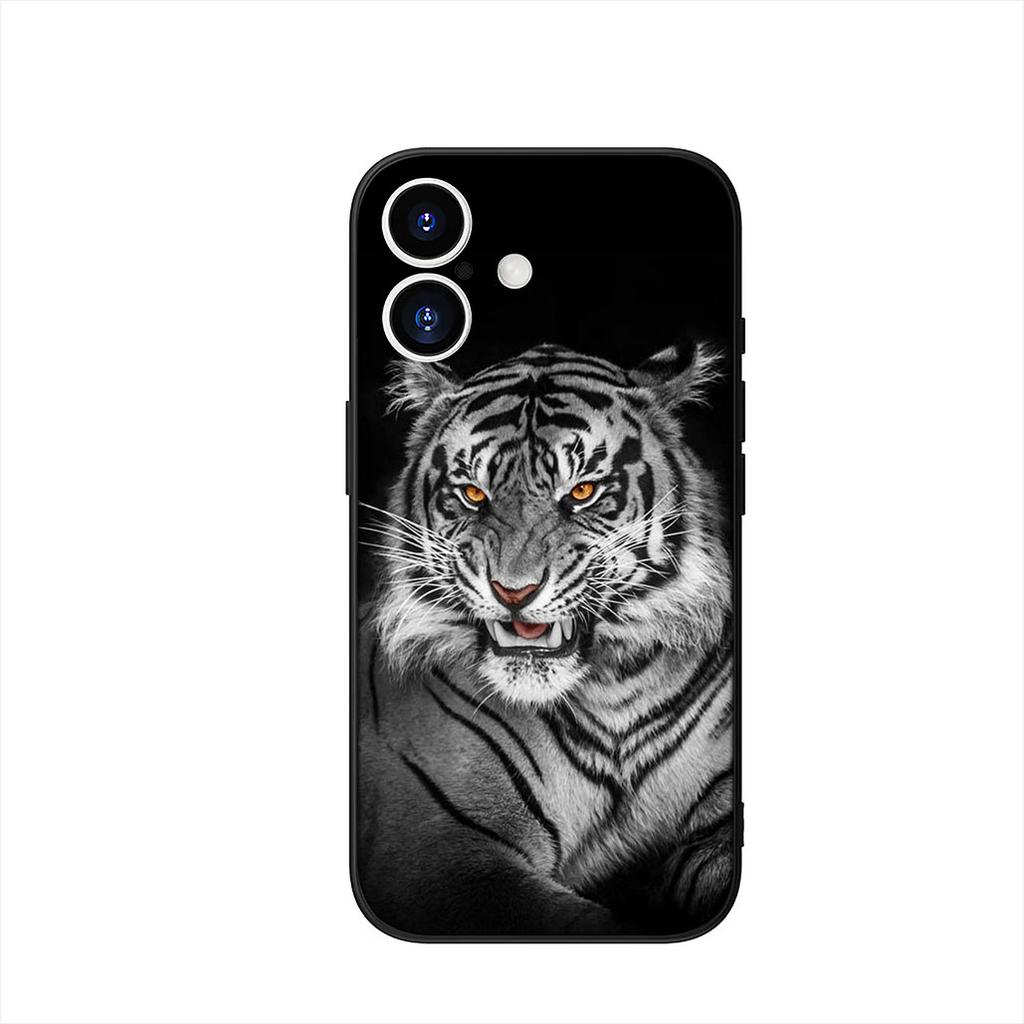 Phone Cover for Apple iPhone 17 16 15 11 Pro XS Max XR 6 7 8 Plus + SE 2020 5 16E Case Tiger Animal Casing