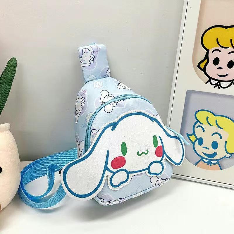 Cute Cartoon Children's Backpack: Trendy Casual Small Bag for Kindergarten Girls - Crossbody or Chest Style