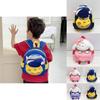 Kids Oxford Cloth Backpack With Animal Prints For Preschoolers And School Use
