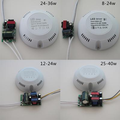 Adaptateur d'alimentation LED à haut rendement pour lampe de plafond 24 40W Watts