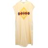 PENDLETON French Sleeve Long Dress F Cream Type Back Print Women Used