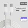 Enhanced Copper Core 2-in-1 Braided Cable: 66W Fast Charging for Apple 15 & Dual Type-C Devices