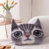 Realistic 3D Printed Dog Pillow Comfortable and Durability Plush Velvet Cushion for Animal Lover Optional Prints