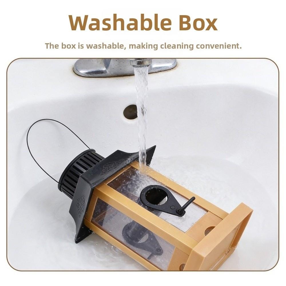 Windproof Hanging Bird Feeder Rain-Resistant Hummingbird Feeder Bird Food Container  Balcony
