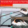Telescopic Car Wash Brush with Soft Milk Silk Bristles