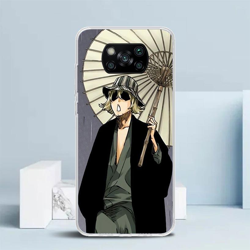 Bleach Kisuke Urahara Soft Cover for Xiaomi Poco F7 Ultra X7 X6 X5 Pro M7 Phone Case Redmi 15 15C 13 13C 12 12C 10 10C Print She