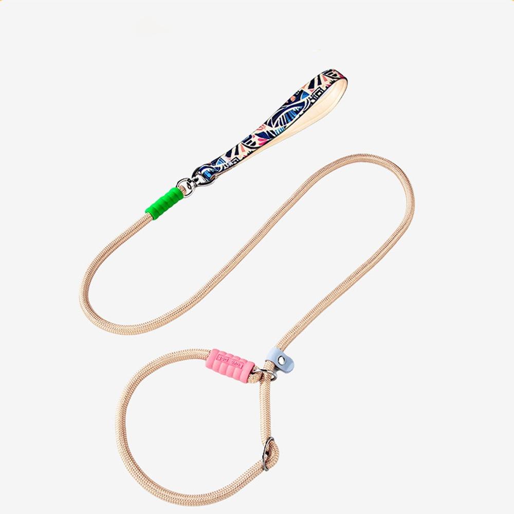 

Dopamine Pet Dog Leash Heavy Duty Dog Collar Fashionable Dog Walking Leash Outdoor Walking 150cm хаки