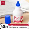 Deli 10ml Red Photosensitive Stamp Ink