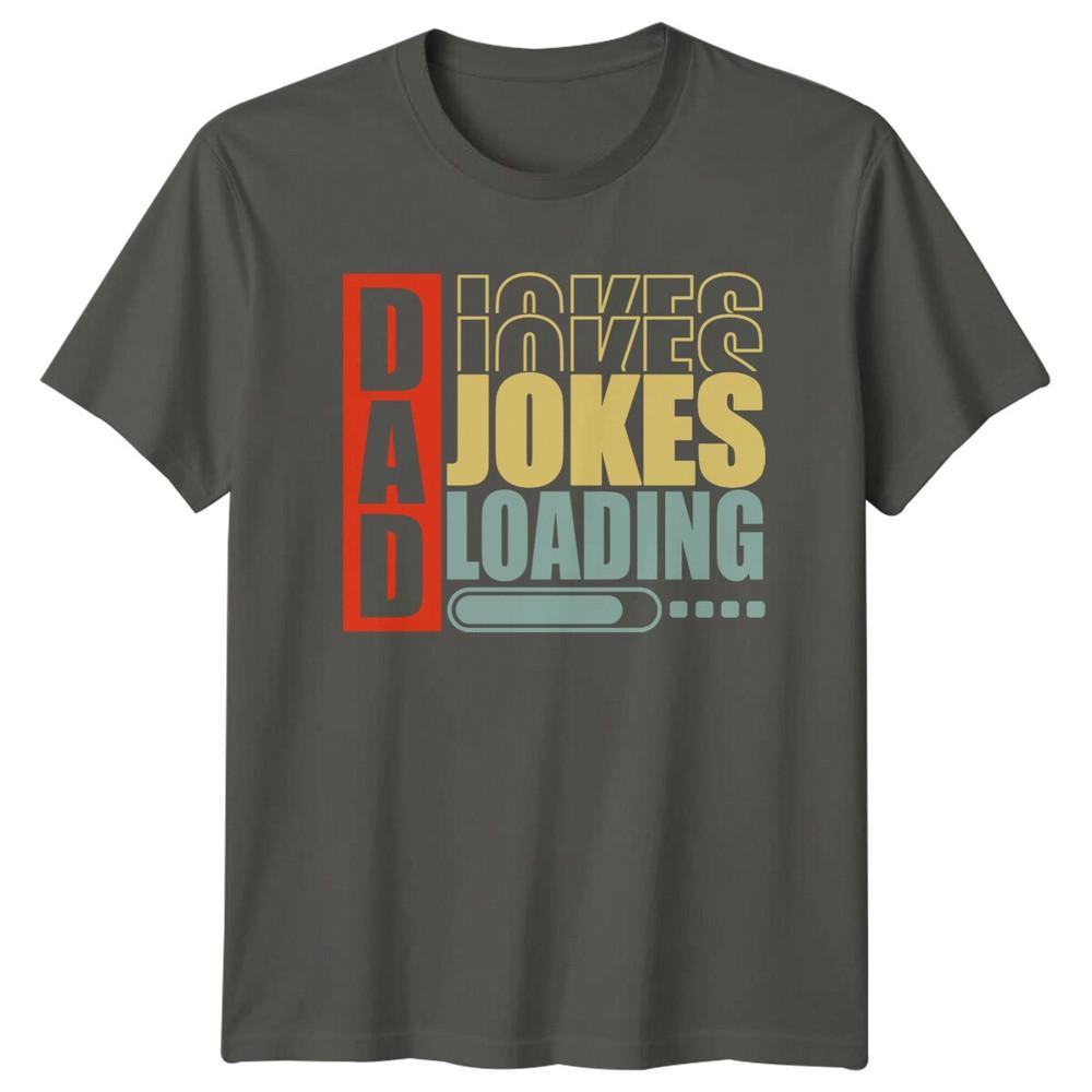Dad Jokes Loading TShirt Funny Fathers Day Tee S