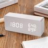 Led Student Alarm Clock Simple Wall Clock Temperature Display Table Clock Desktop Home Decor Garden