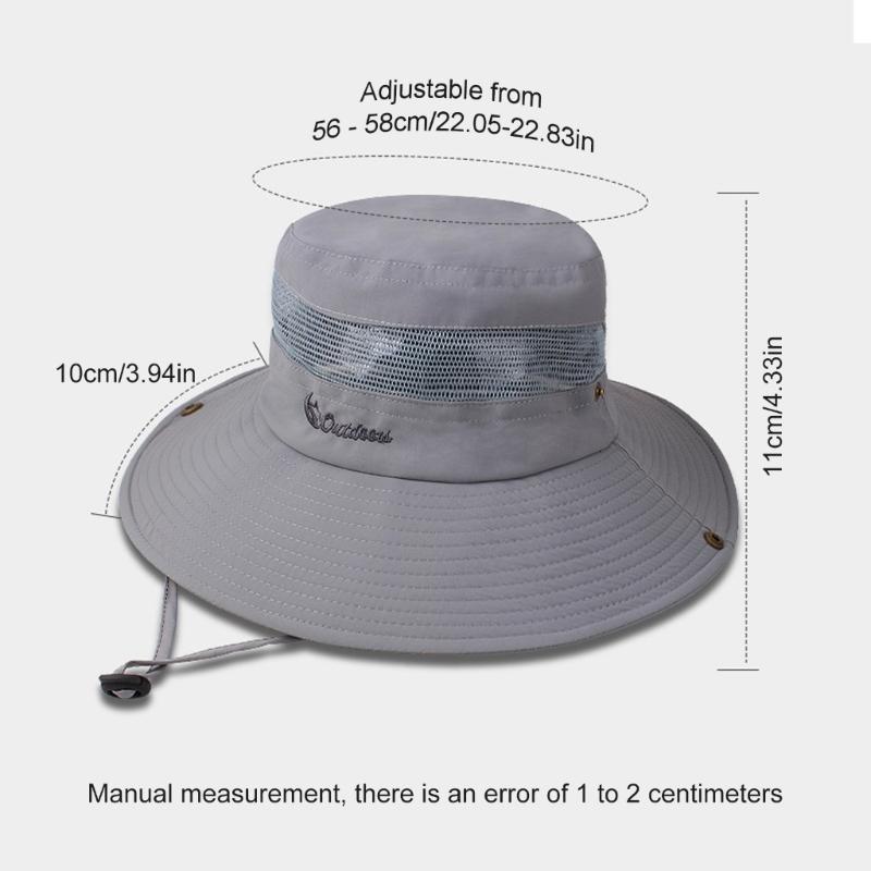Outdoor Sun Hat Breathable Fisherman Hat Sunshade Caps Sunproof Sunshade for Hiking and Beach Surprise Gift