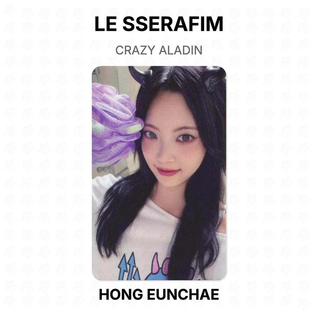LE SSERAFIM CRAZY ALADIN Offizielle Fotokarte