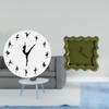 Ballerina Square Wall Clock Ballet Dancing Girl Silent Mute Accurate Dance Charming Decorative
