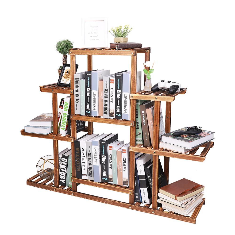 Heavy Duty Wooden Plant Stand Flower Pots Shelf Indoor Outdoor Display Rack