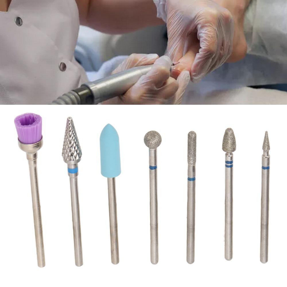 7pcs Fast Removal Function Acrylic & Gel Polish Removal Bits For Acrylic Tips