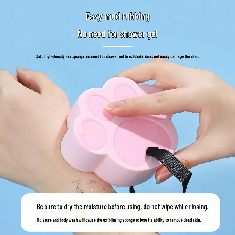 Cartoon Exfoliating Bath Sponge - Ideal for Kids, Women, and Household Use