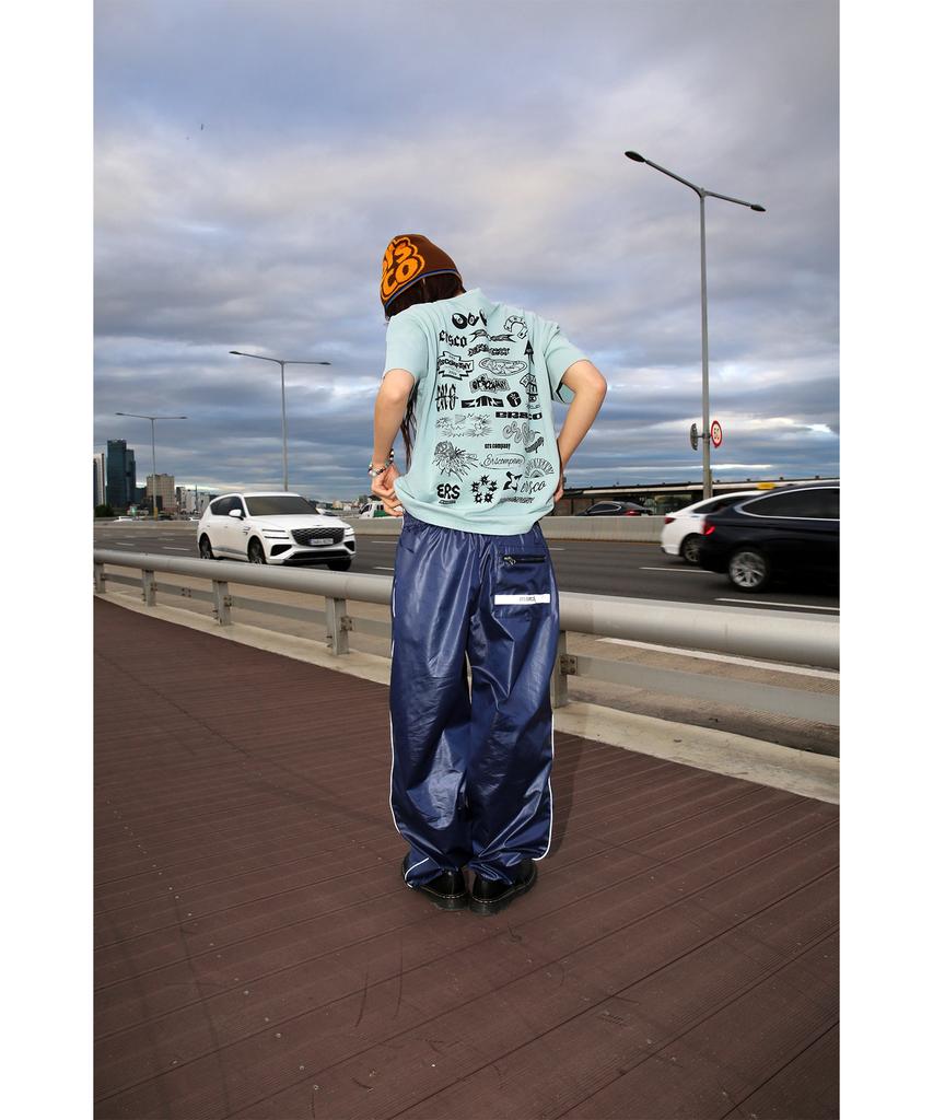 Ialeseuko Multi-Logo T-Shirt_Sky Blue