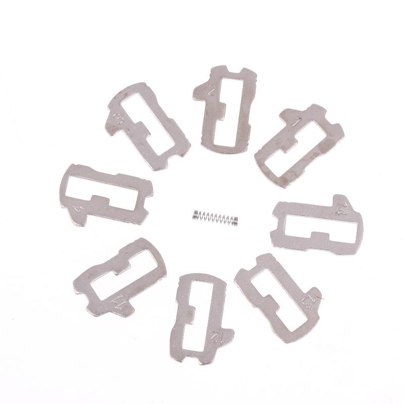 200 Stück Hu92 Schließplättchen Autoschlüssel Schließplättchen Schließplättchen für Autoschloss Reparatur Zubehör 8 Typen je 25 Stück