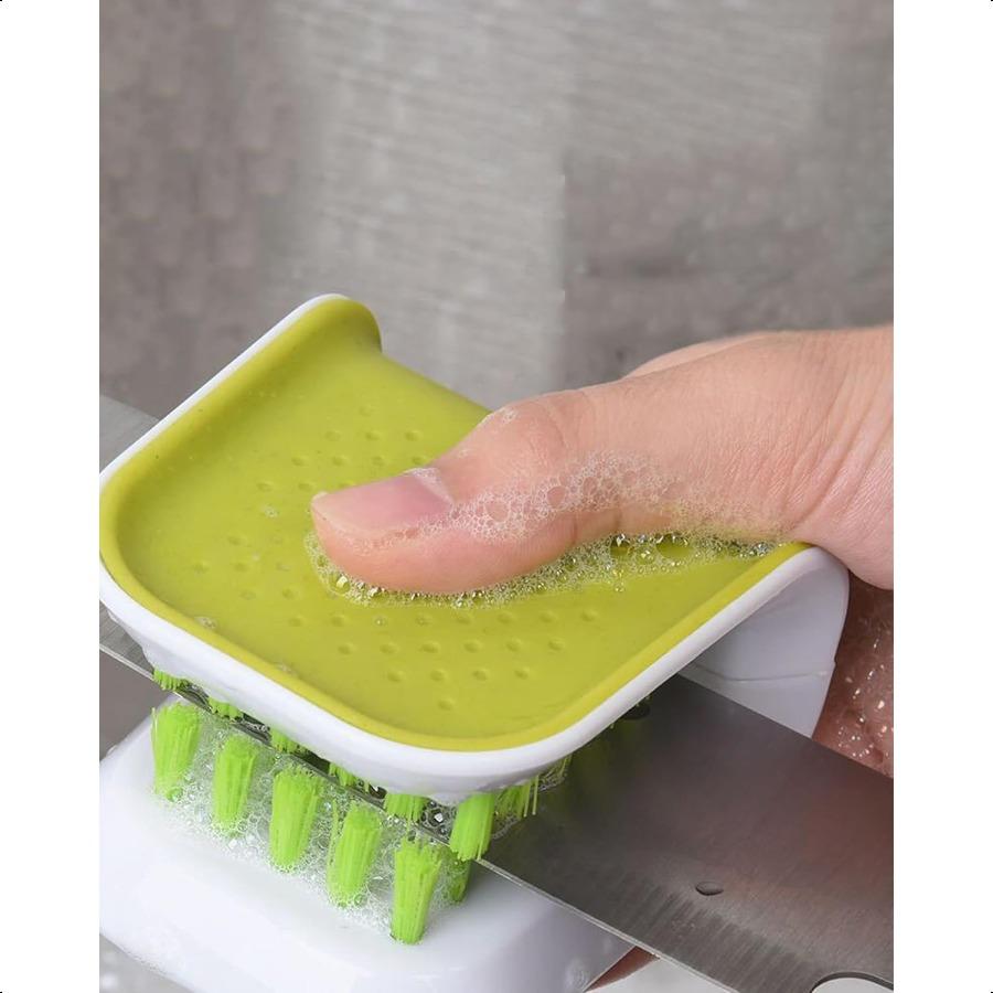 

Очиститель лезвий ножей Кухонная щетка для мытья Палочки для еды Столовые приборы Щетка для чистки Двусторонняя губка Многофункциональная губка для ножей United States