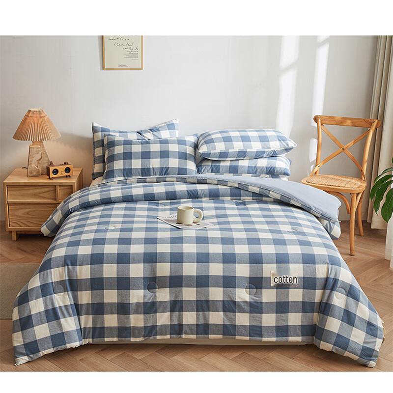 Fens Muji Stil Waschbare Baumwollsteppdecke