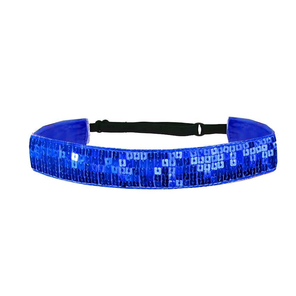 Sequin Headband for Women, Adjustable Anti-slip Elastic Hair Band Multiple Colors Sports Yoga Daily Hair Accessories