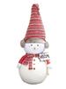 Christmas Snowman Plush Ornaments and Santa Doll Photo Props for Store Displays
