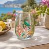 Sea Turtle Glass Tumbler, Ocean Theme Drinking Mug, Borosilicate Tea Cup for Coffee Juice, Beach Gift for Nature Lovers