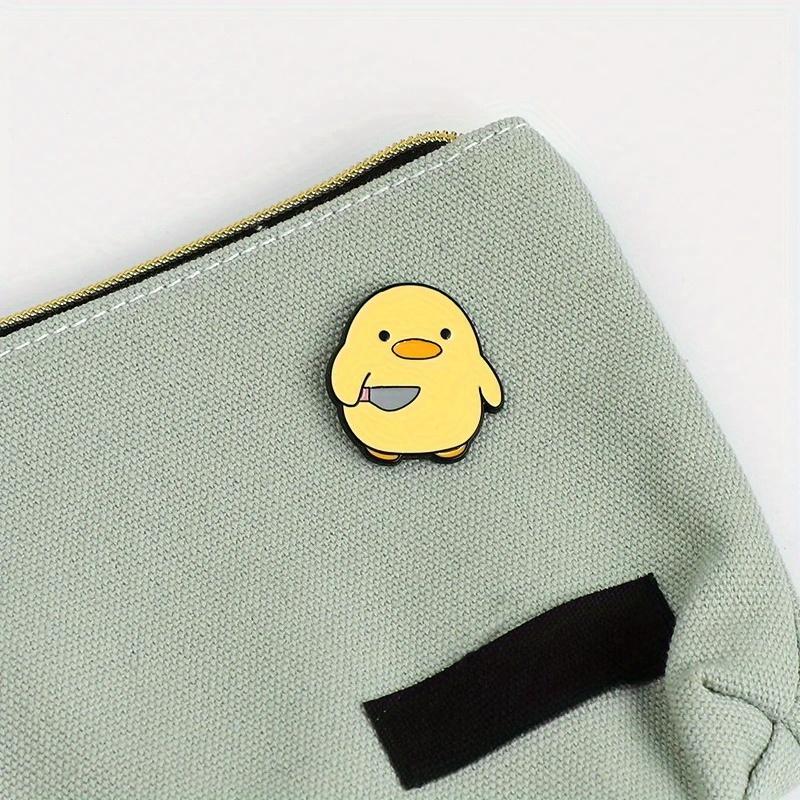 Little Yellow Duck Brooch/Badge, Cartoon Pin Buckle, Suitable for Clothing and Bag,Personalized Bag Pendant, Creative Decoration