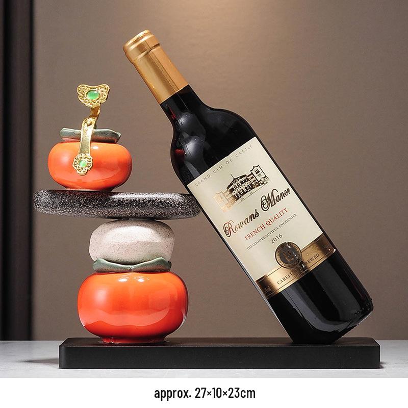 Modernes Hirsch Weinregal Ornament: Kreativer Flaschenhalter im leichten Luxus für Wohnzimmerdekoration