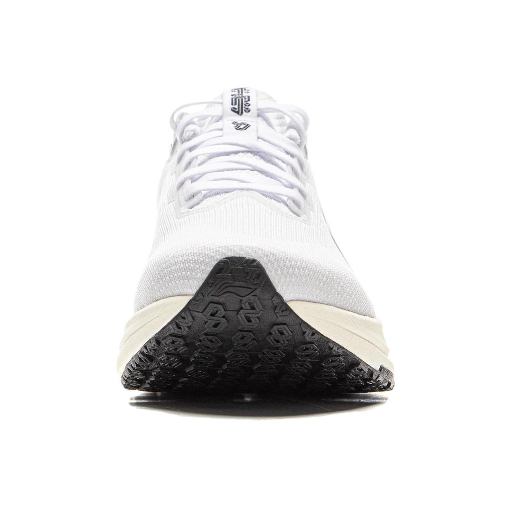 Li Ning Red Rabbit 8 Examen de Mesure du Corps Entraînement Marathon Chaussures de Running Professionnelles Femmes Baskets Gris Blanc ARPV004-17