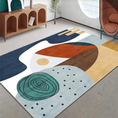 Nordic Style Carpets for Living Room Home Decoration Bedroom Bedside Rugs Non Slip Sofa Coffee Table Porch Floor Mat Washable