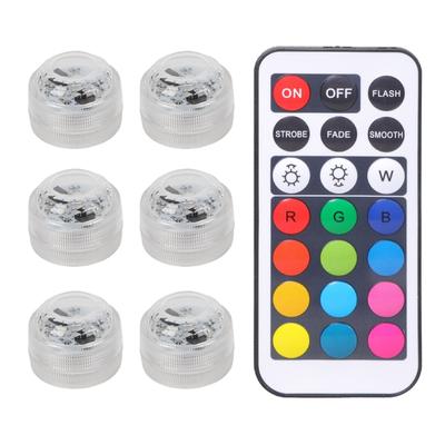 LED Remote Controlled Color Night Light Set Featuring 6 Waterproof Lamps For 3D Printing Enthusiasts