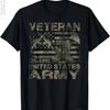 Men'S 100% Army T-Shirt Relaxed Fit Short Sleeve Tee Flag Army Insignia Print Combat Boots Dog Tag Design Shirt for Veterans