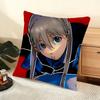 Anime SSoul Eater Cushion Cover Soft Short Plush Pillow Cover Smooth Cozy Texture Aesthetic Cushion Case Home Decor