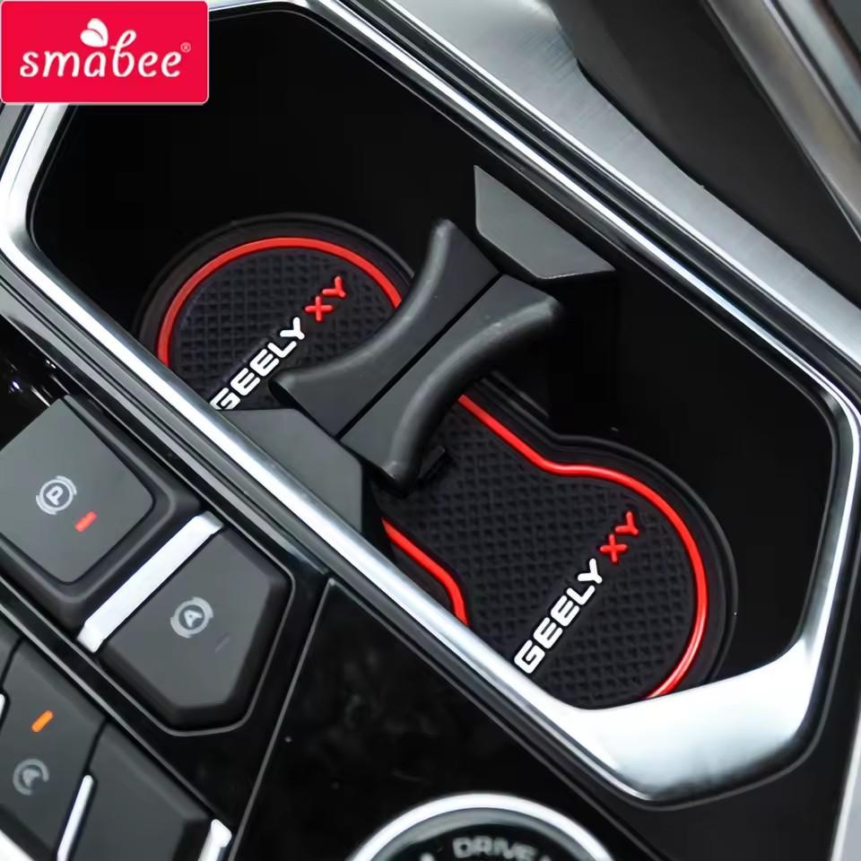 Anti-Slip Gate Slot Mat for Geely Tugella 2020 - 2025 Door Groove Pad Cup Holder Car Interior Accessories