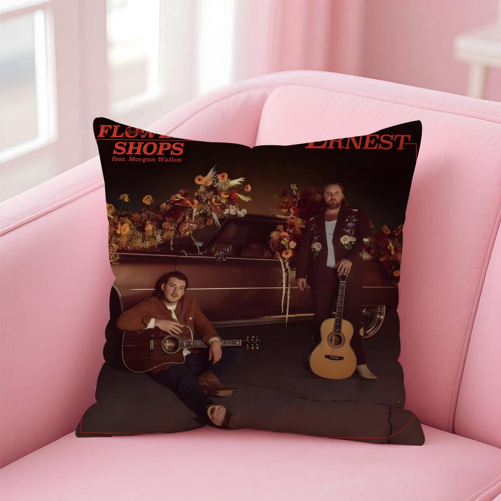 M-Morgan Wallen Kissenbezug Bequem Wendbar Ideal für Auto Sofa Schlafzimmer & Mehr