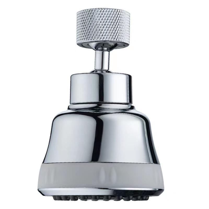

4 Function Anti-splash Bubbler Kitchen Faucet Aerator 360 Degree Swivel Tap Water Diffuser Water Filter Nozzle Mixer срібний