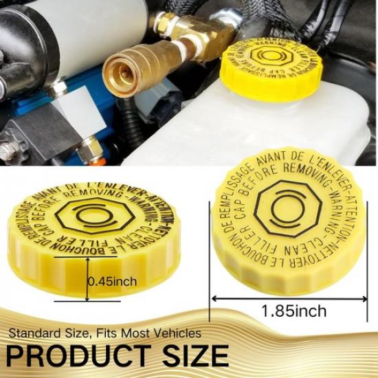 Brake Master Cylinder Reservoir Cap Fit For Jeep Chrysler 2014- 68211910AB