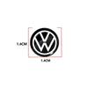 14mm Car Key Emblem Stickers Auto Control Key Logo Accessories For Volkswagen B7 B6 B5 Golf 4 5 6 Polo Passat CC Jetta Mk6 Tiguan Gol Cross Fox Plus