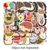 50 Cute Hedgehog Stickers - Waterproof Cartoon Animals for DIY Decoration of Water Bottles, Journals, Suitcases