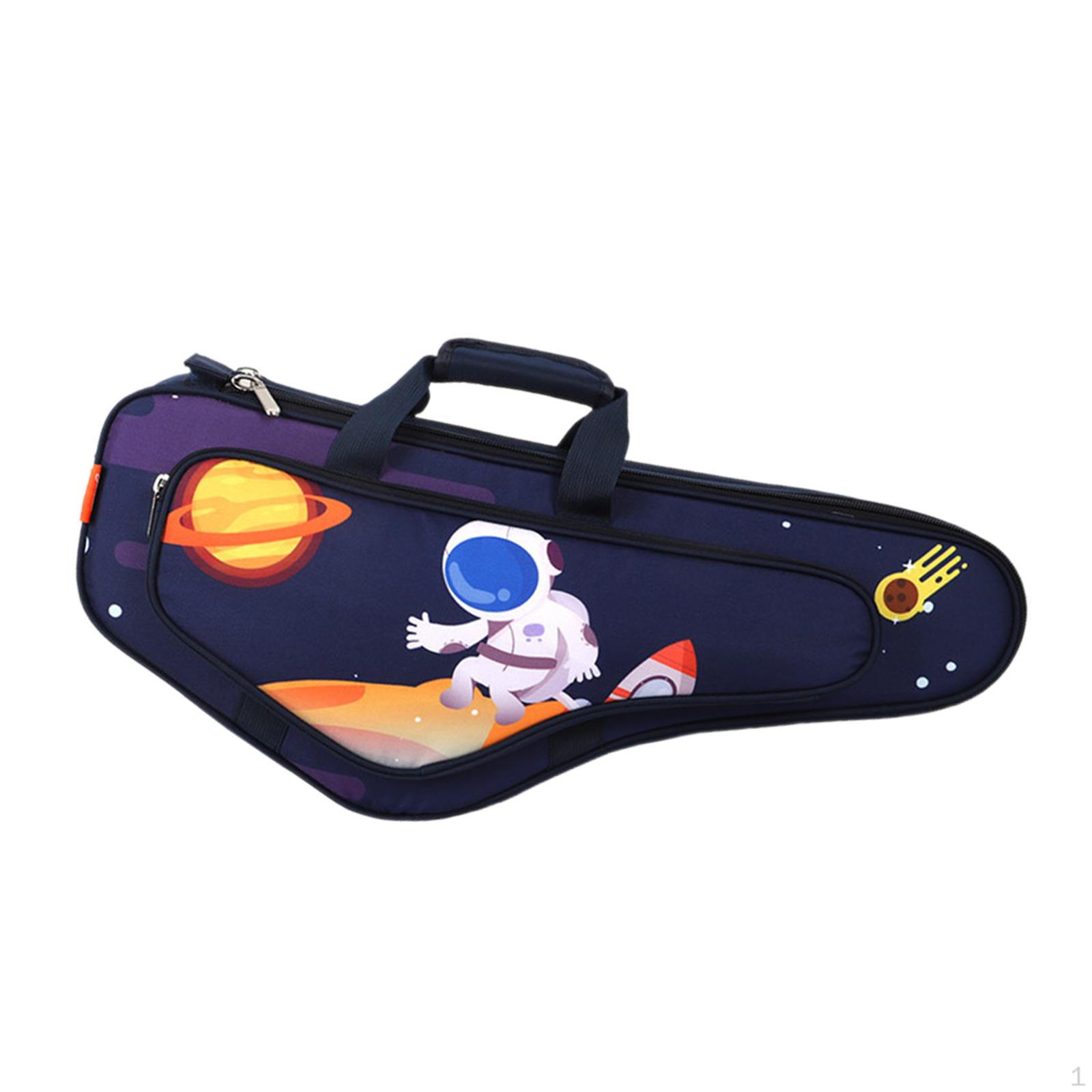 

Сумка для саксофона Alto Case Сумка с удобной ручкой Рюкзак для саксофона для ми-бемоль темно-синий