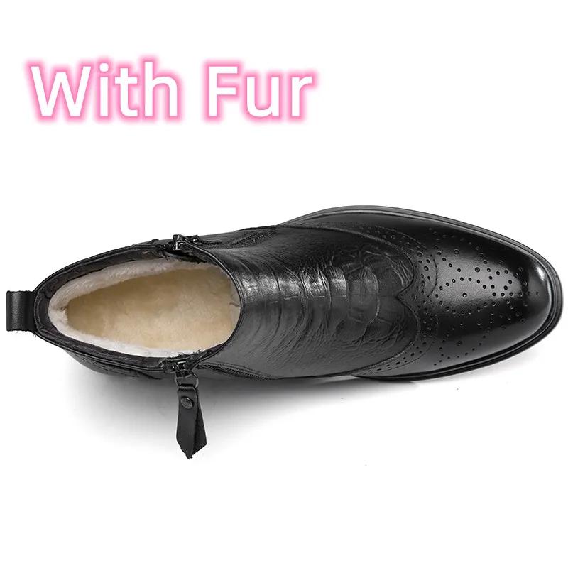 Men's Genuine Leather Boots High Quality Men Working Boots Brand Designer Men Casual Shoes British Style Ankle Botas Para Hombre