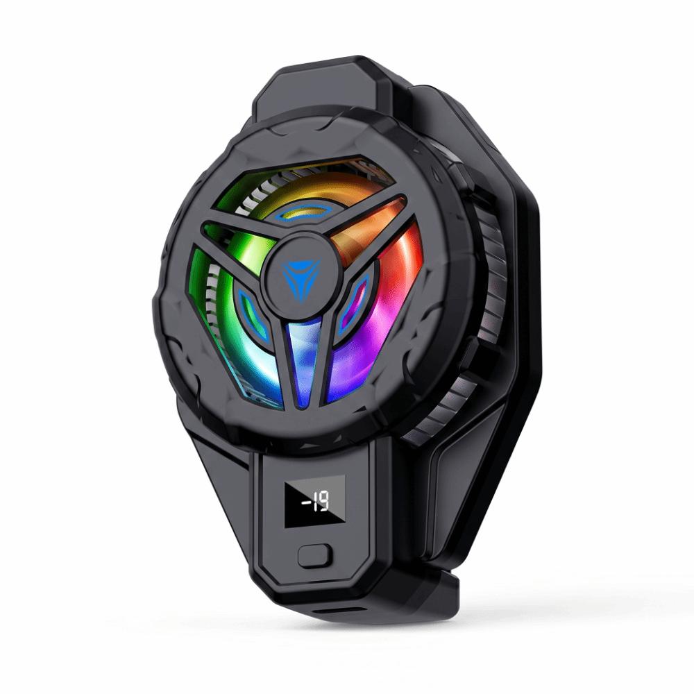 Back-Clip Mobile Phone Cooler 2 in 1 Mobile Phone Cooling Fan Phone Game Cooler Live Broadcast