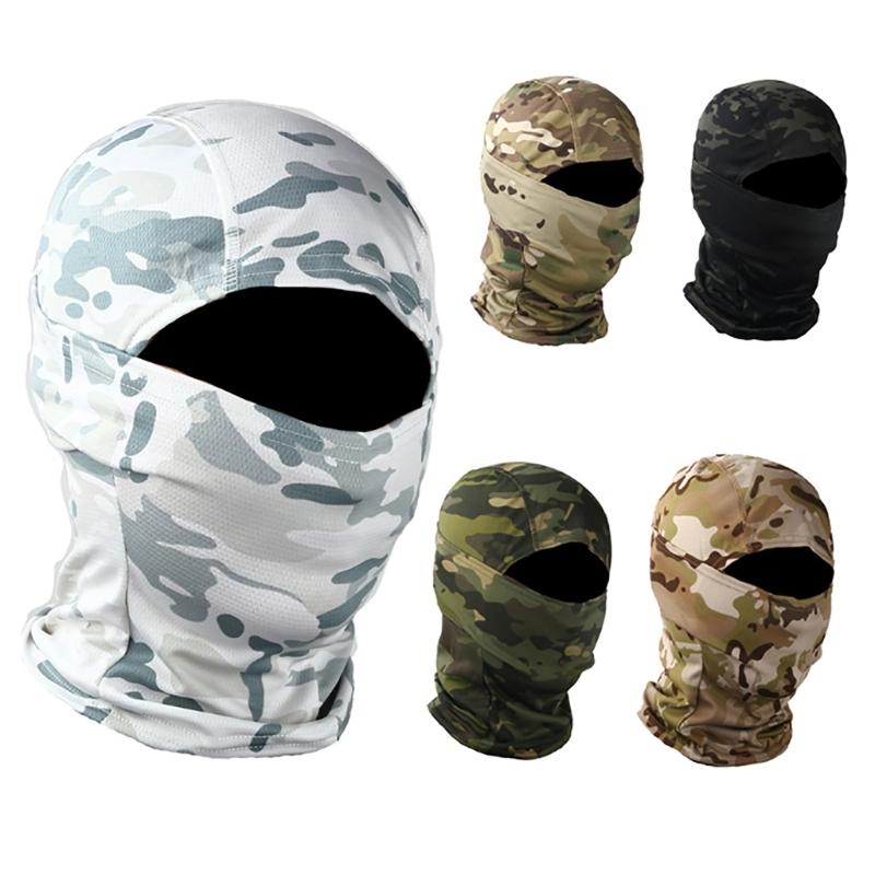 Camouflages Balaclavas Face Masks Tactically Hood Ski Masks Fulls Head Wrap