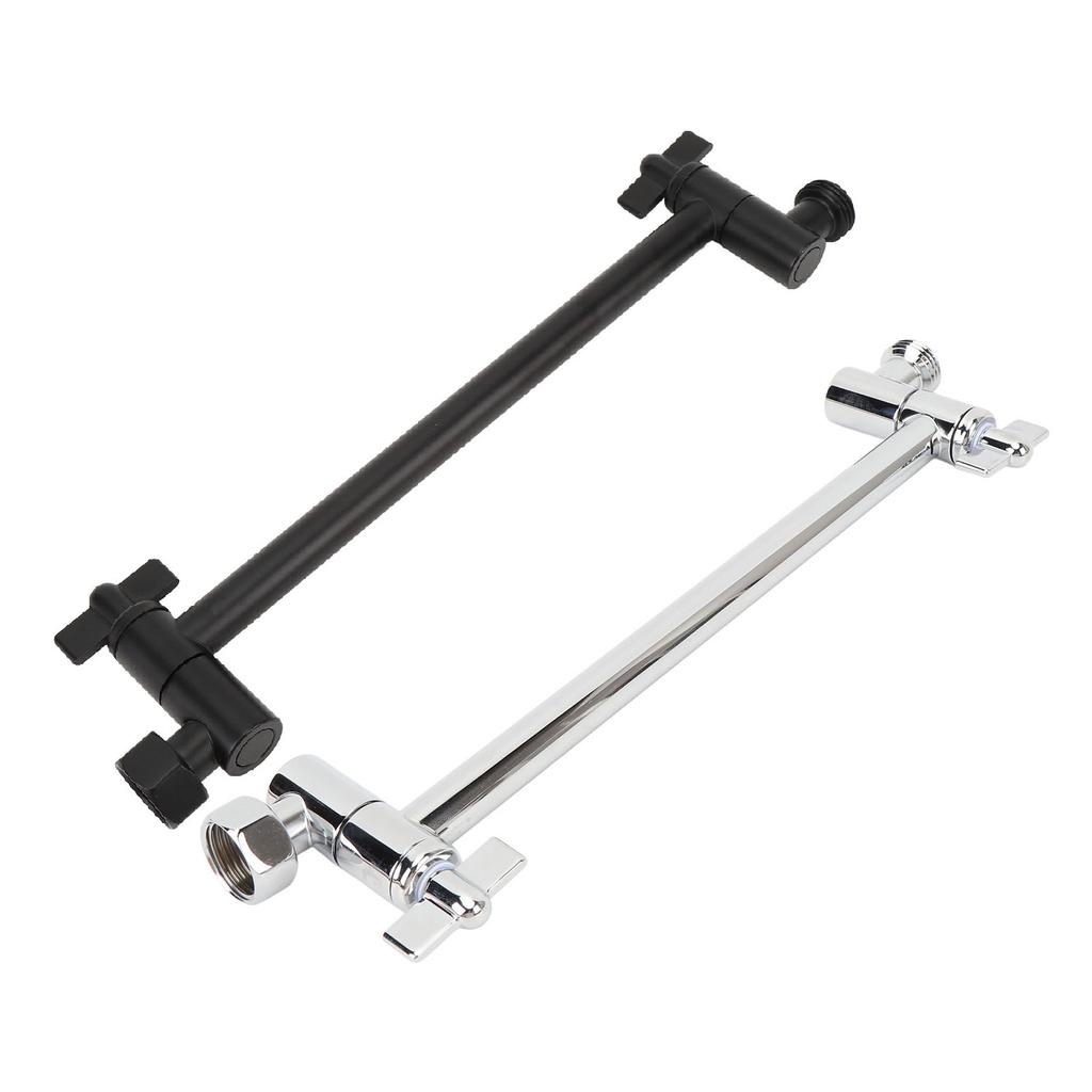 Shower Head Extension Arm Stainless Steel Adjustable Leakage Proof Shower Head Extender Bar for Home