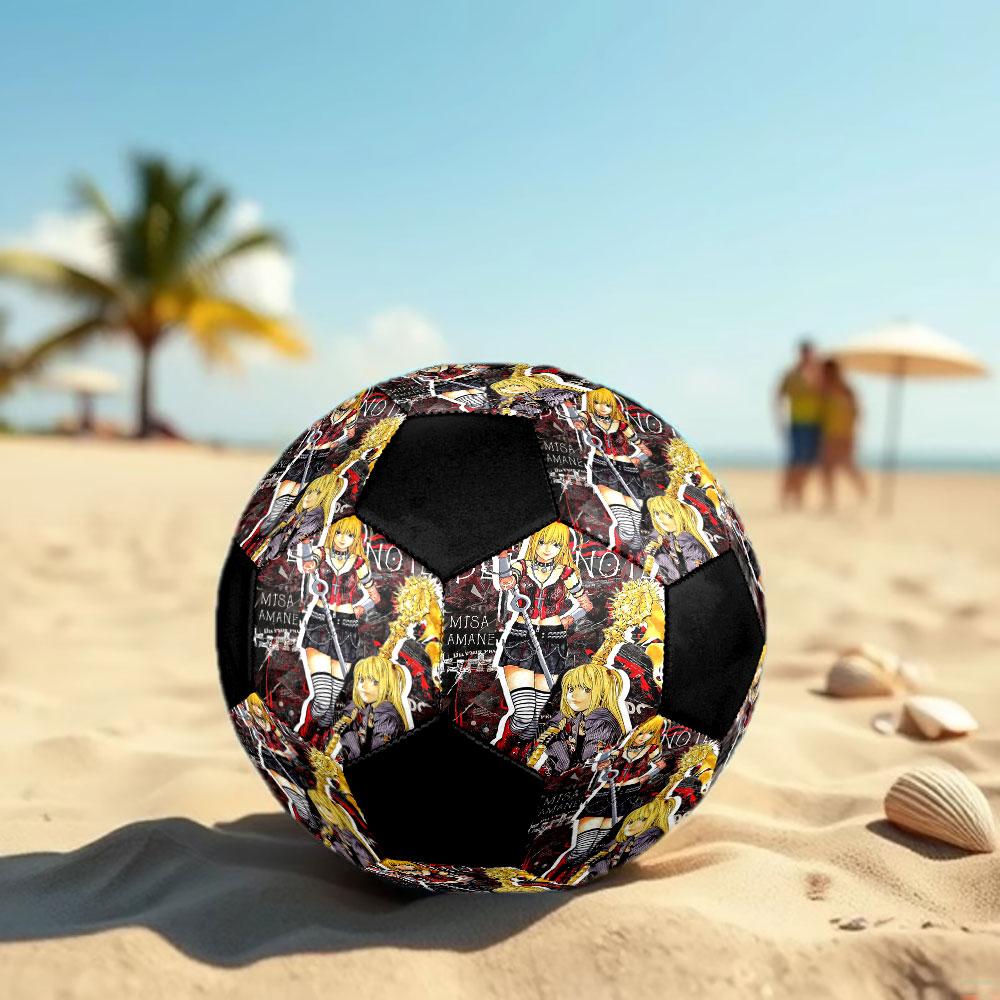 1pc Death Note Soccer Ball Size 5 Indoor Soccer Ball Fashion Colorful Backyard Game - Great For Sports Fans Gift HE9