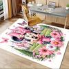 3D Printed Minnie Princess,Castle,Flowers Anti-Slip Rug - Machine Washable Office Rug for Living Room, Bedroom, Office - Multiple Sizes